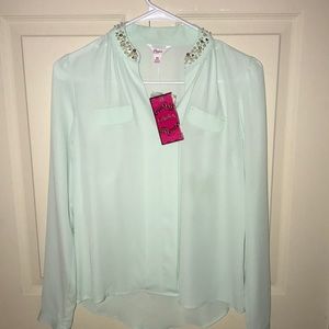 Candies blouse - Mint, new with tags (XS)